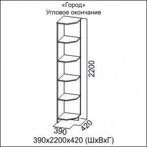 Угловое окончание Город